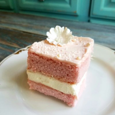 Pink Champagne Slice